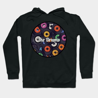 The Drums / Vinyl Records Style Hoodie